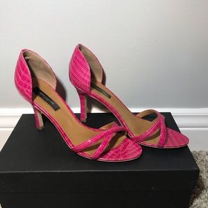 Ann Taylor Stephanie Dorsey pretty pink sandle 7